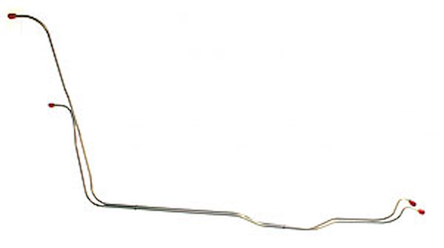 Steel Transmission Cooler Lines 1970-1972 Chevy 1/2-Ton Truck
