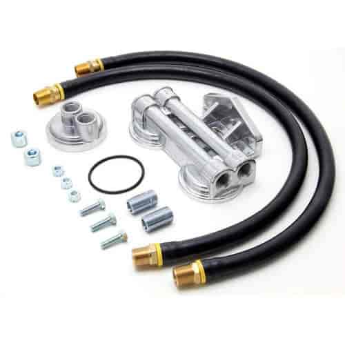 Dual Oil Filter Relocation Kit Jeep/Imports