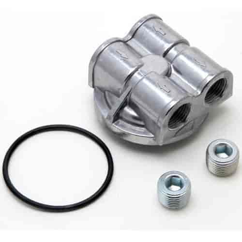 Spin-On 90° Oil Filter Bypass Adapter Buick, Cadillac, Oldsmobile, Pontiac V8
