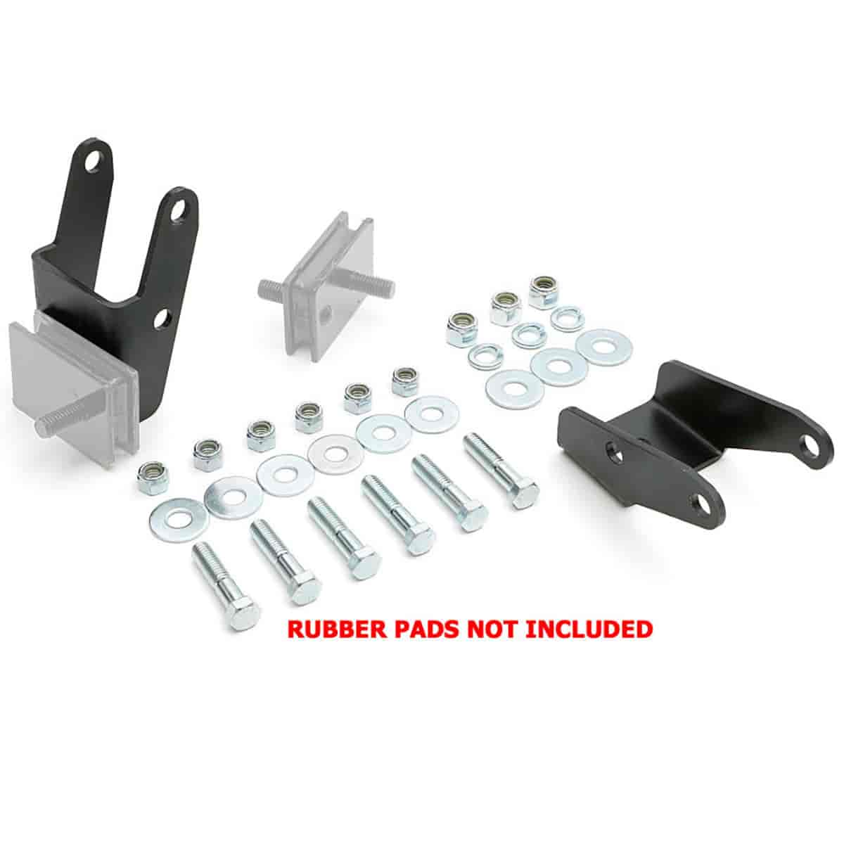 Engine Swap Motor Mount Kit Without Pads Mopar B/RB Big Block into 1967-1972 Mopar A-Body Chassis with Small Block V8 K-Member
