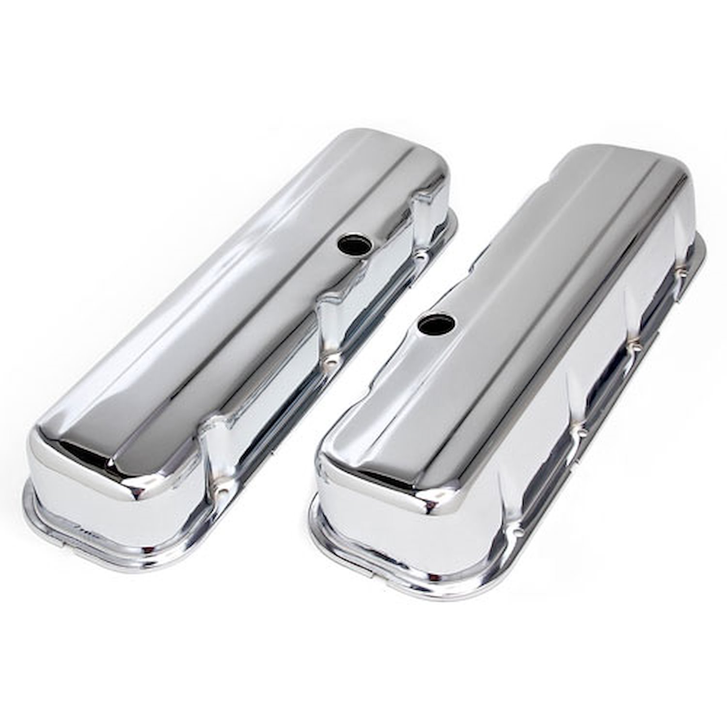 Chrome Plated Steel Valve Covers 1965-2000 Big Block Chevy 396-502 V8