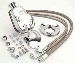 Power Steering Kit Includes: Pulley, Pump, Mounting Bracket and Hose Kit