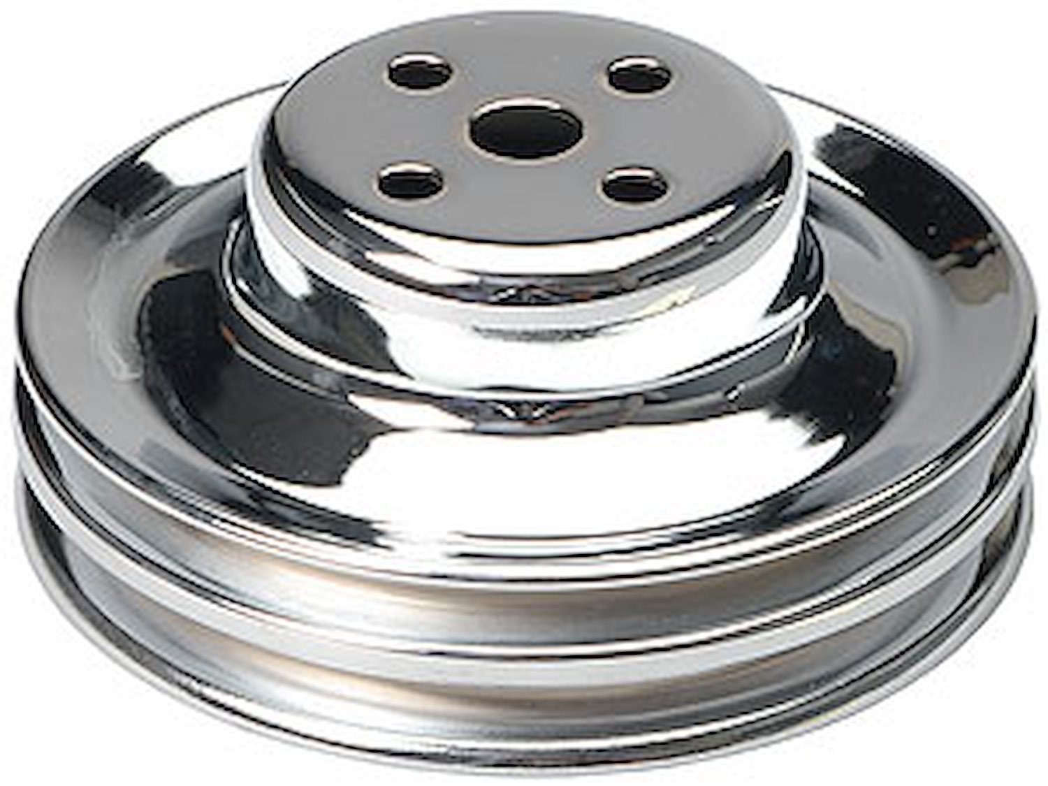 Small Block Ford OEM Pulley 1965-66 2-Groove Upper Pulley