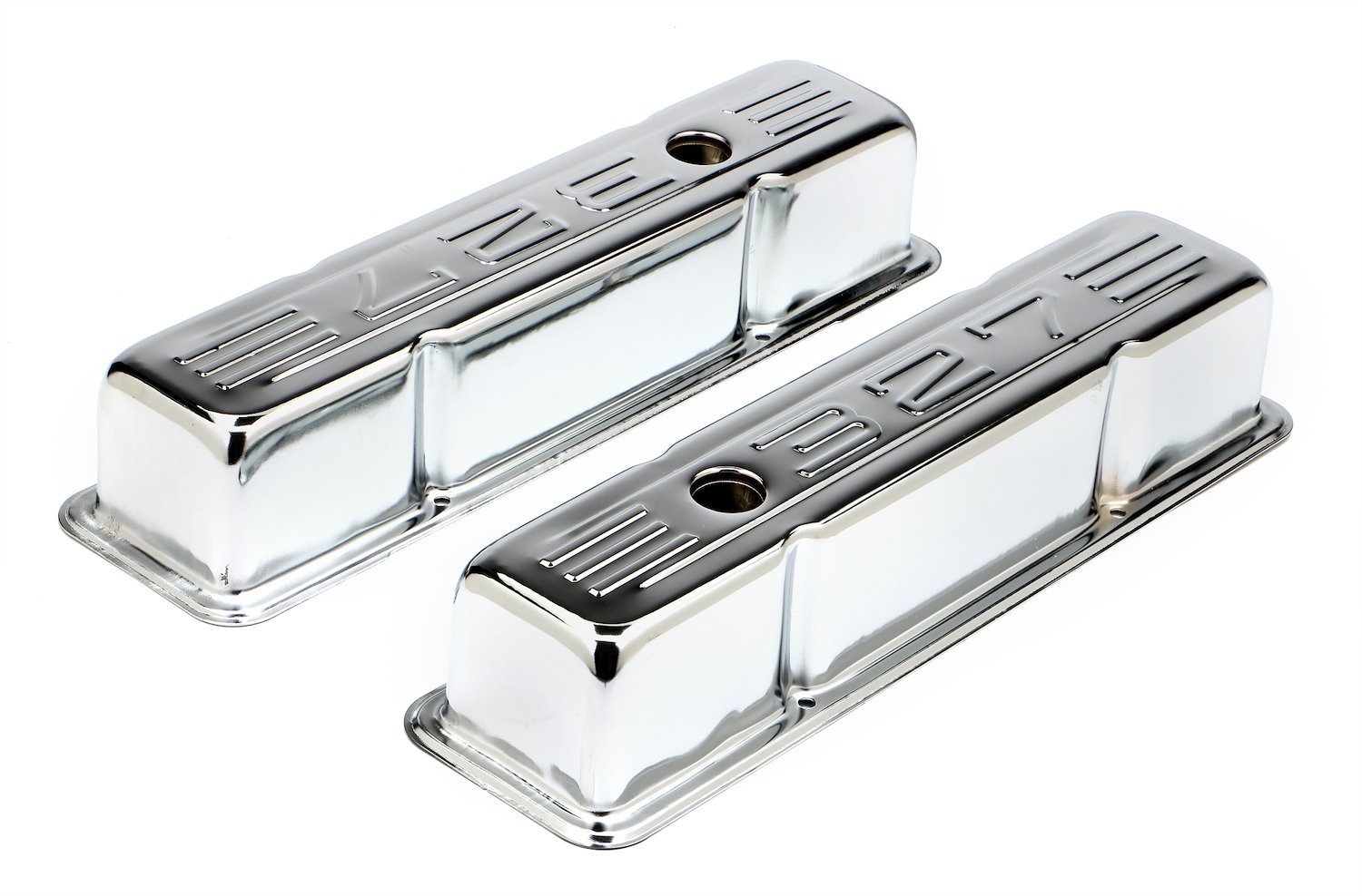 Chrome Plated Steel Valve Covers 1958-1986 Small Block Chevy 283-400