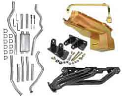 Motor Mounts without Pads Kit Includes: Headers, Mounts, Exhaust, Oil Pan, Oil Pump Pickup Tube