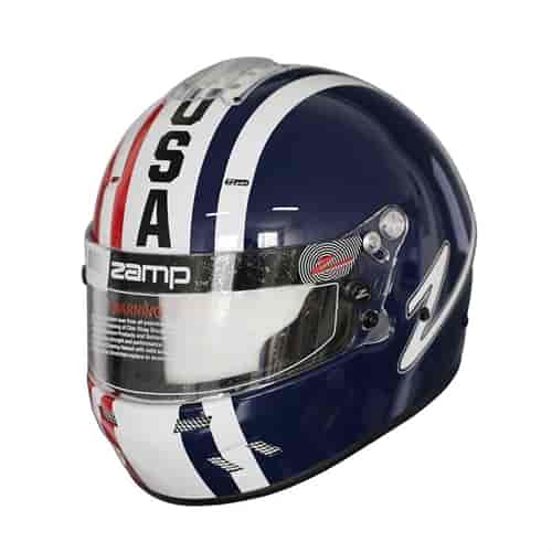 RZ-58 Helmet USA Red/White/Blue - Medium