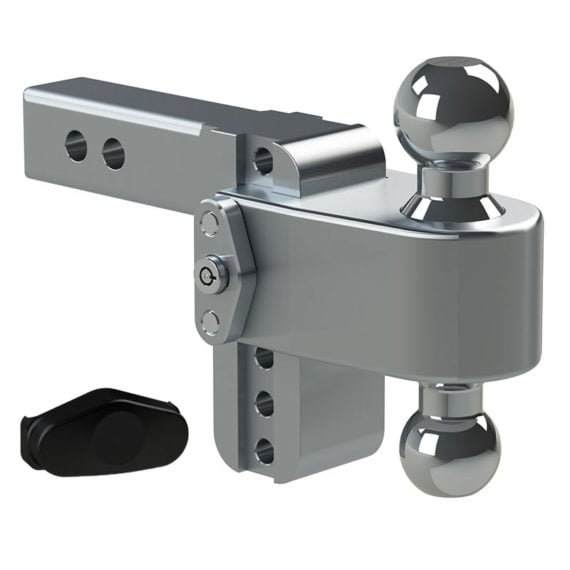 Turnover Ball 4" Drop Hitch with 2" Shank