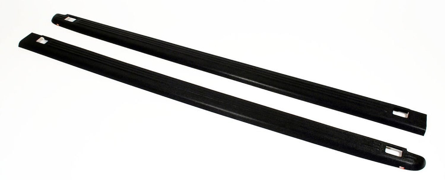 72-01101 Ribbed Bed Caps, 1988-1998 Chevy C/K Truck Fleetside with 96 in. Bed, with Stake Holes [Textured Black]
