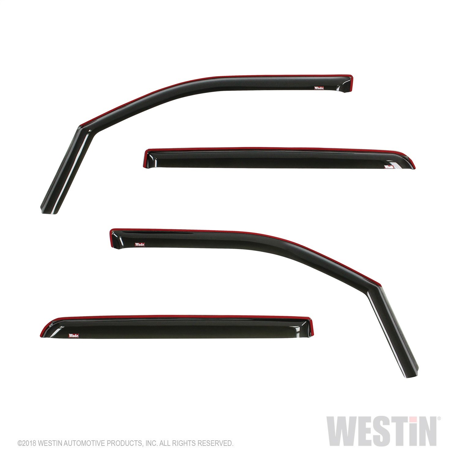 72-35407 In-Channel Wind Deflectors, Ram 1500 Crew Cab 2019-2022 (Excl. 2019-2022 Ram 1500 Classic)