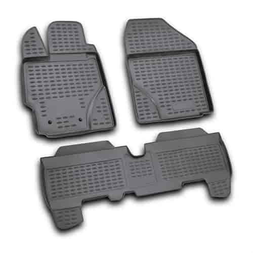 Profile Floor Liners 3 piece for 2006-2011 Toyota Yaris Hatchback