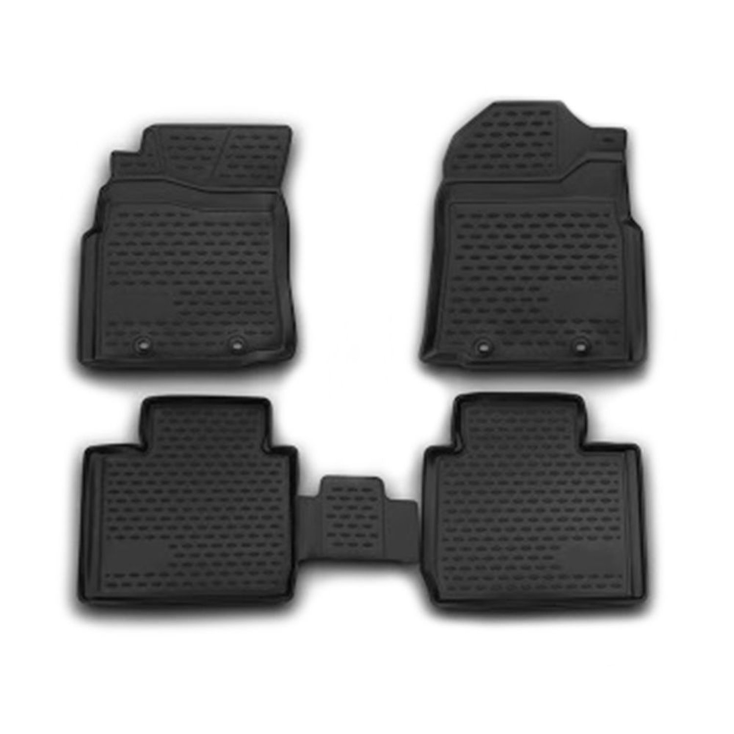 Profile Floor Liners 4 piece for 2012-2016 Toyota Tacoma Double Cab