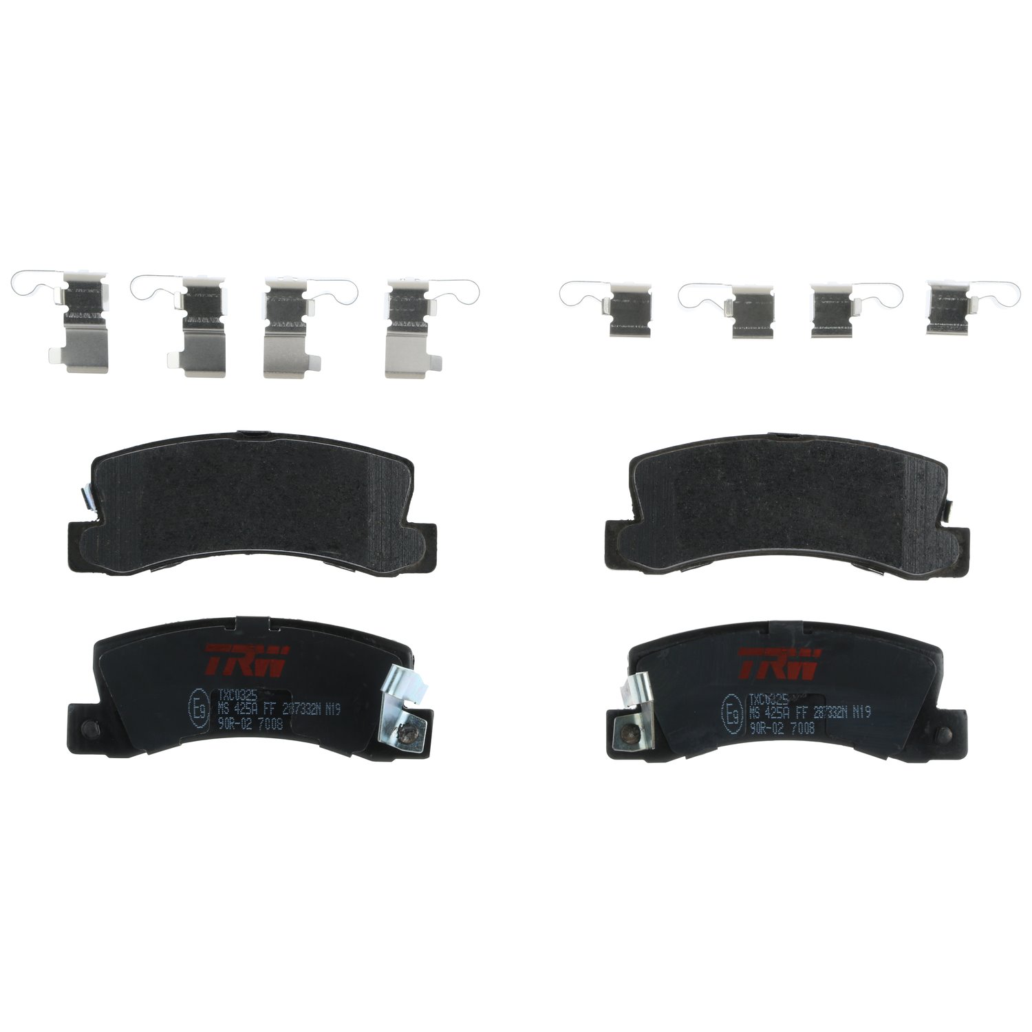 TXC0325 Ultra-Series Disc Brake Pad Set for Select Lexus/Toyota/Scion Models, Position: Rear