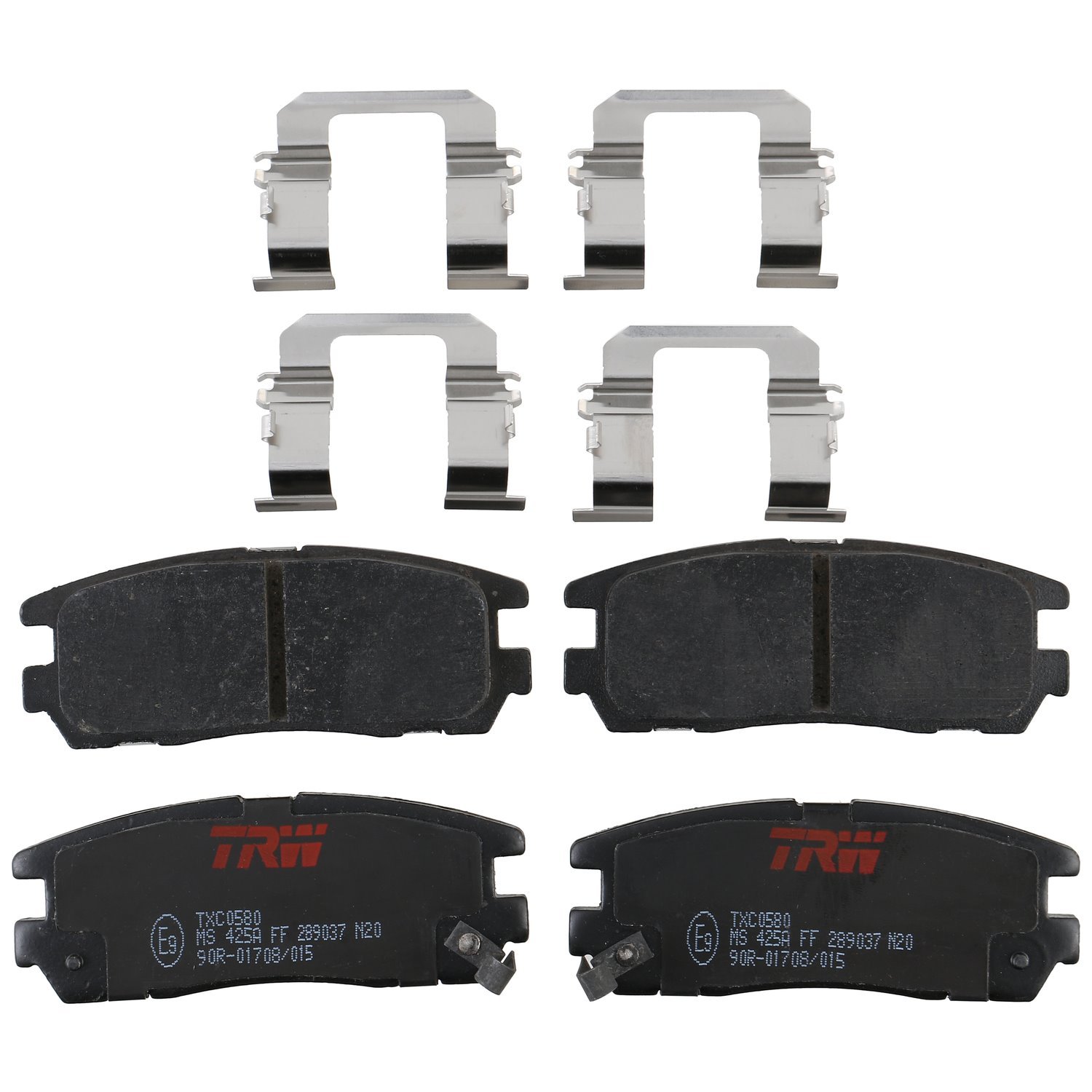 TXC0580 Ultra-Series Disc Brake Pad Set for Select Acura/Honda Models, Position: Rear