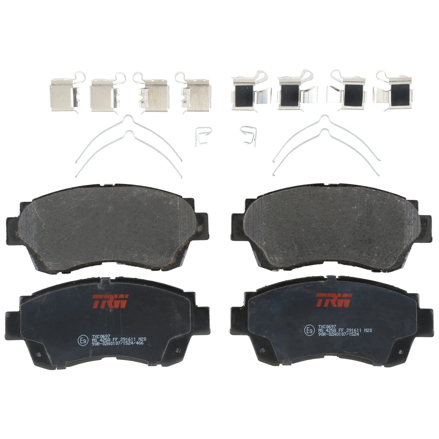 TXC0697 Ultra-Series Disc Brake Pad Set for Select Lexus/Toyota/Scion Models, Position: Front
