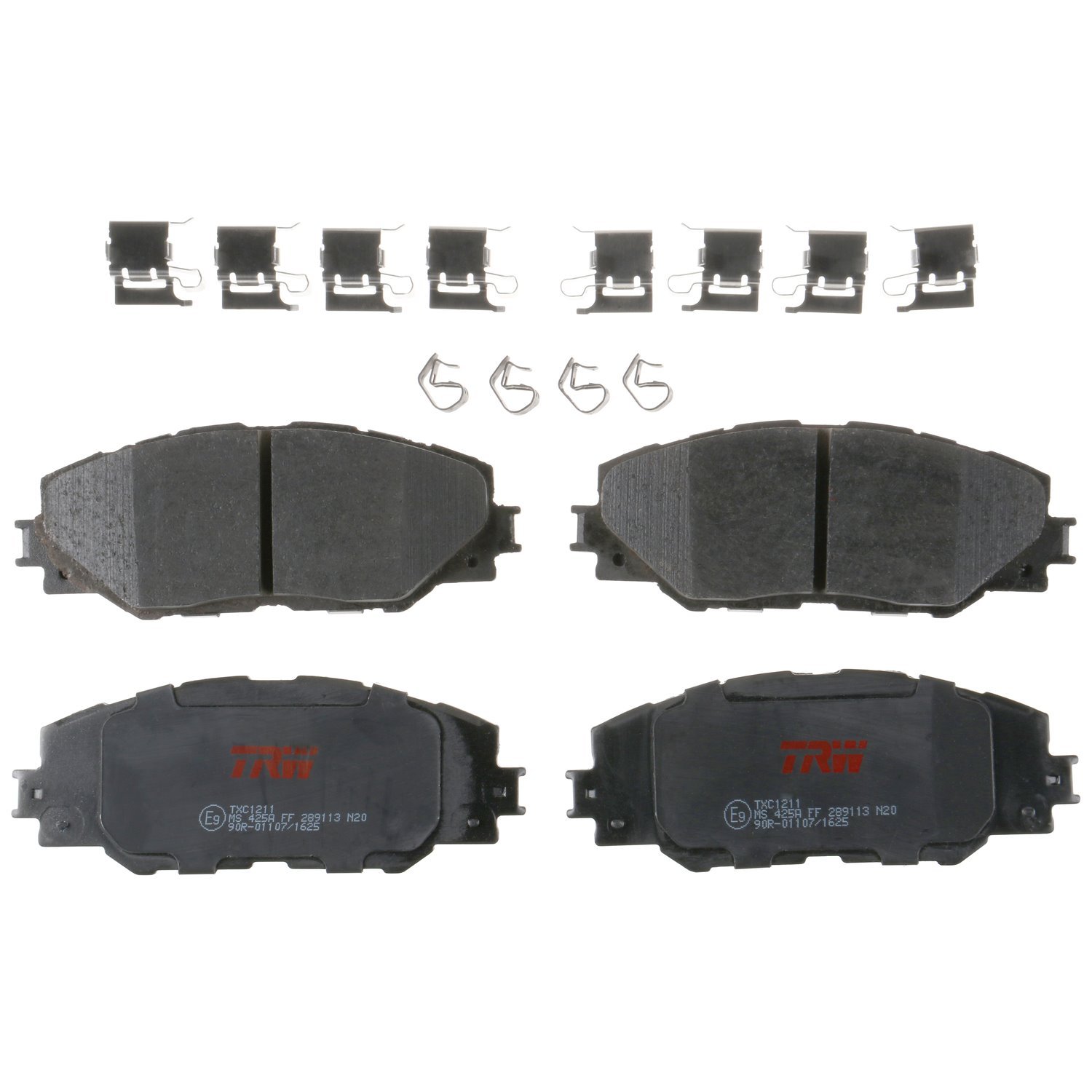 TXC1211 Ultra-Series Disc Brake Pad Set for Select Lexus/Toyota/Scion Models, Position: Front