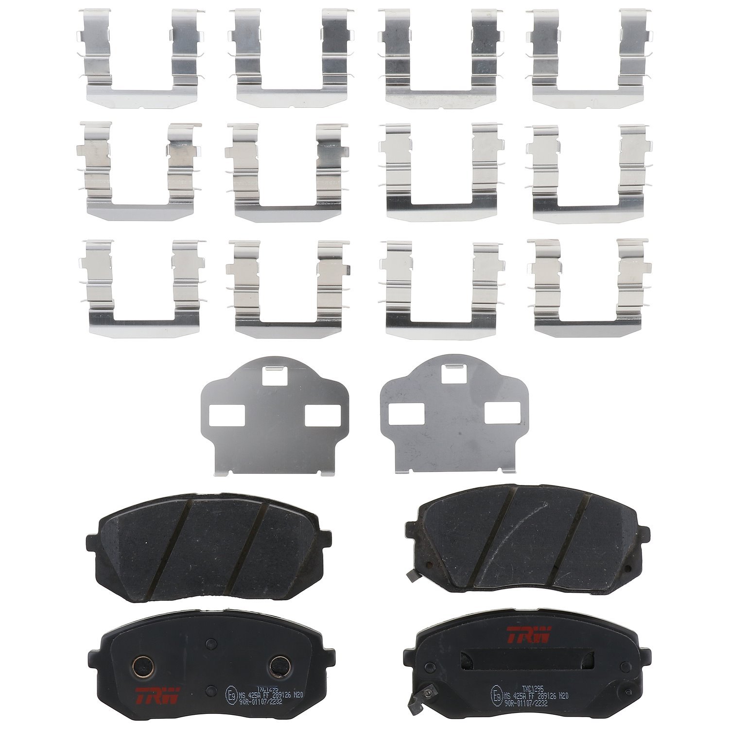TXC1295 Ultra-Series Disc Brake Pad Set for Select Hyundai/Kia Models, Position: Front
