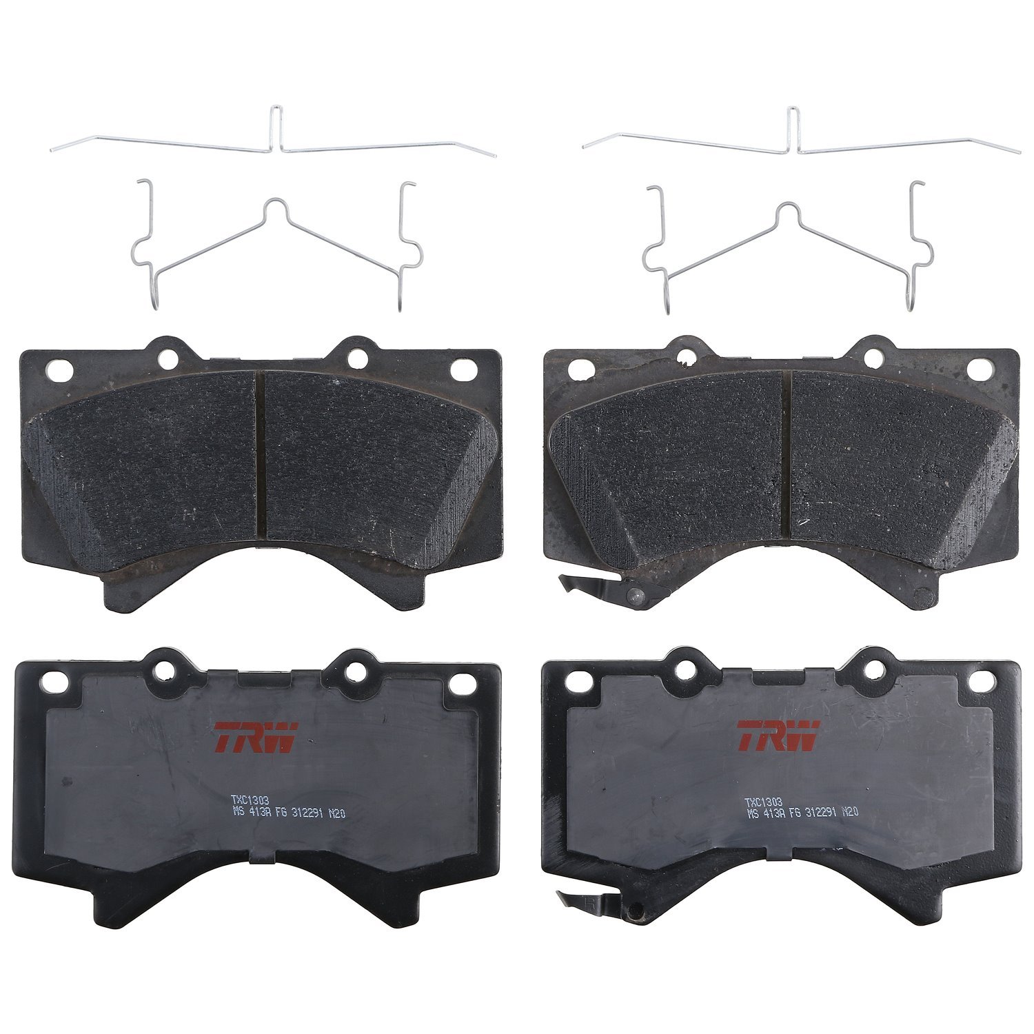 TXC1303 Ultra-Series Disc Brake Pad Set for Select Lexus/Toyota/Scion Models, Position: Front