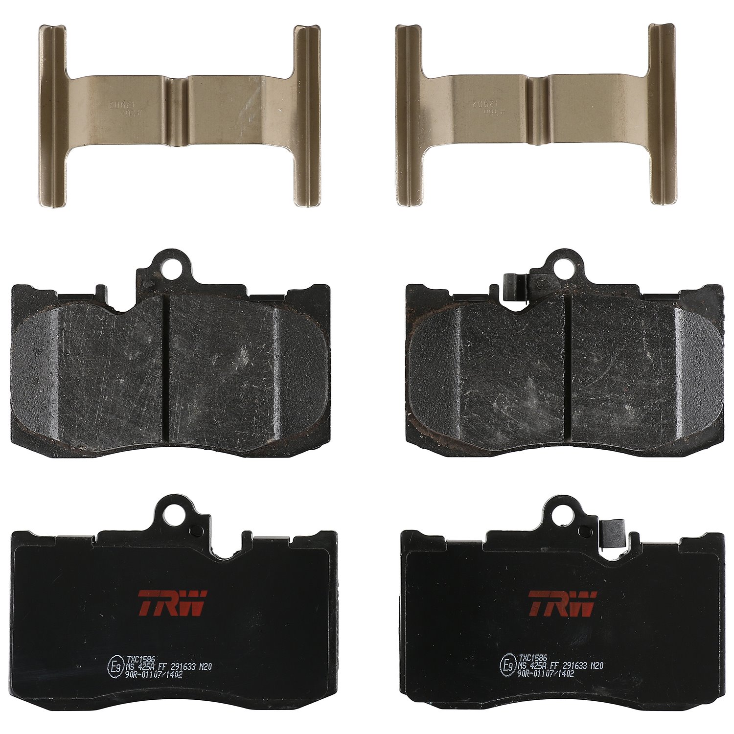 TXC1586 Ultra-Series Disc Brake Pad Set for Select Lexus/Toyota/Scion Models, Position: Front