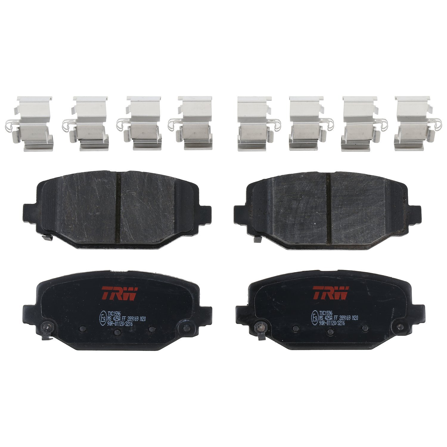 TXC1596 Ultra-Series Disc Brake Pad Set for Select Multiple Makes/Models Models, Position: Rear