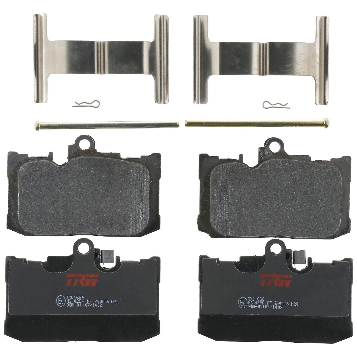 TXC1686 Ultra-Series Disc Brake Pad Set for Select Lexus/Toyota/Scion Models, Position: Front