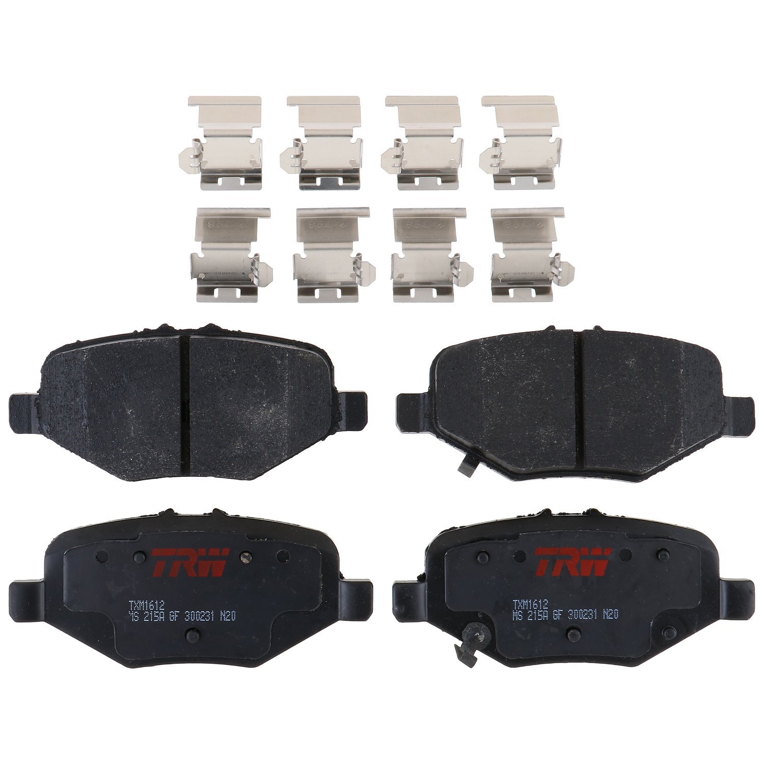 TXM1612 Ultra-Series Disc Brake Pad Set for Select Ford/Lincoln/Mazda/Mercury Models, Position: Rear