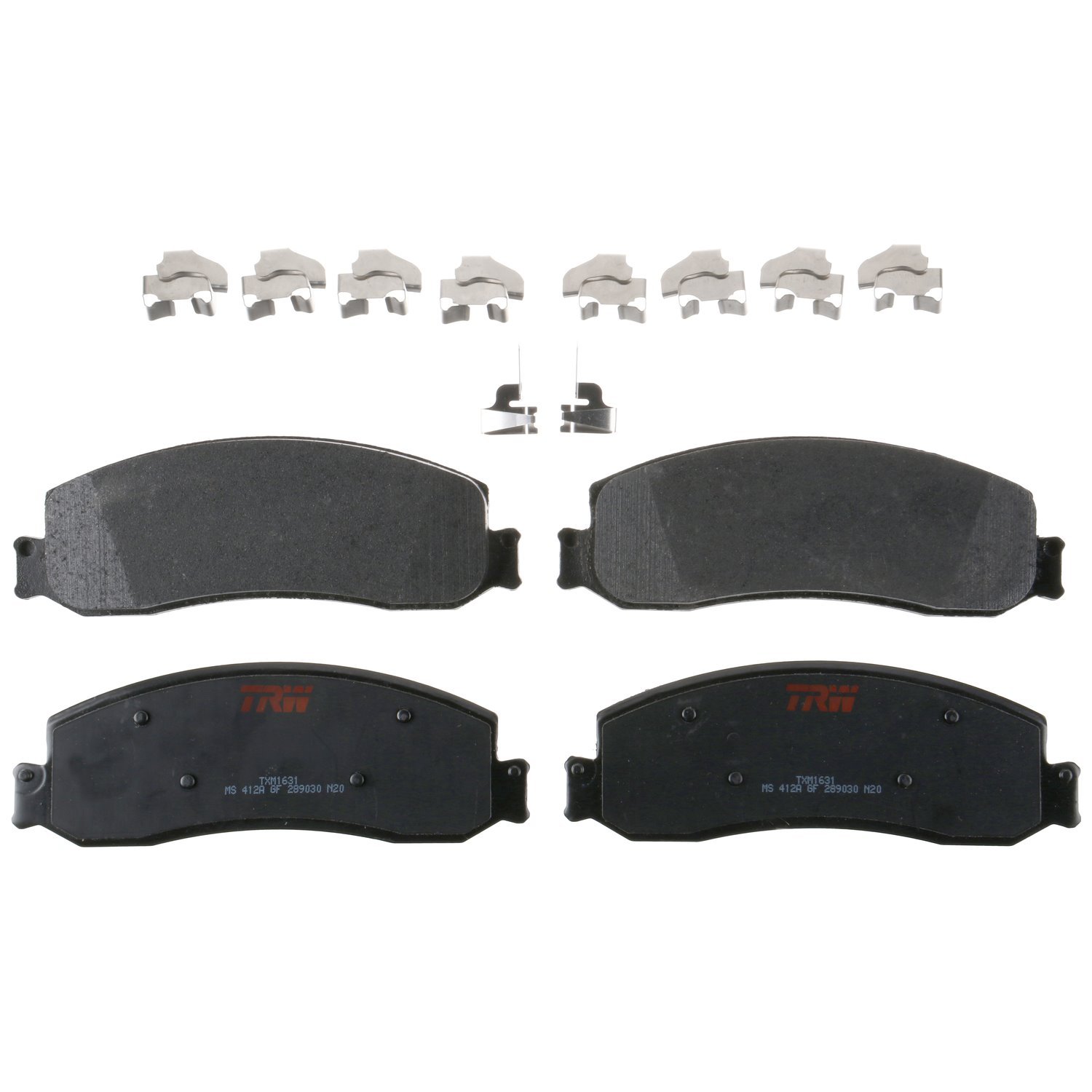 TXM1631 Ultra-Series Disc Brake Pad Set for Ford F-350 Super Duty 2012-2008, F-450 Super Duty 2012, Position: Front