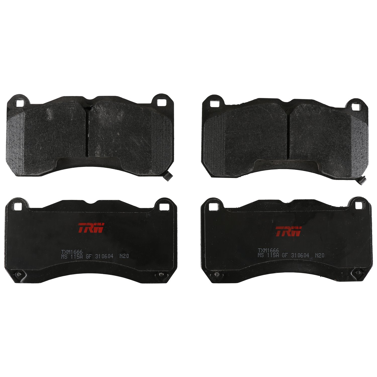 TXM1666 Ultra-Series Disc Brake Pad Set for Ford Mustang 2014-2013, Position: Front