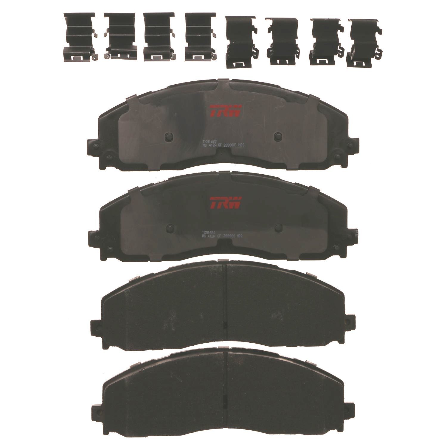 TXM1680 Ultra-Series Disc Brake Pad Set for Select Ford/Lincoln/Mazda/Mercury Models, Position: Front