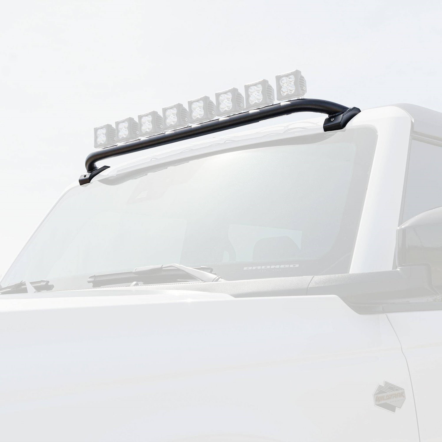 Front Roof Top Tubular LED Pod Light Mounting Bar Fits Gen 6 Ford Bronco
