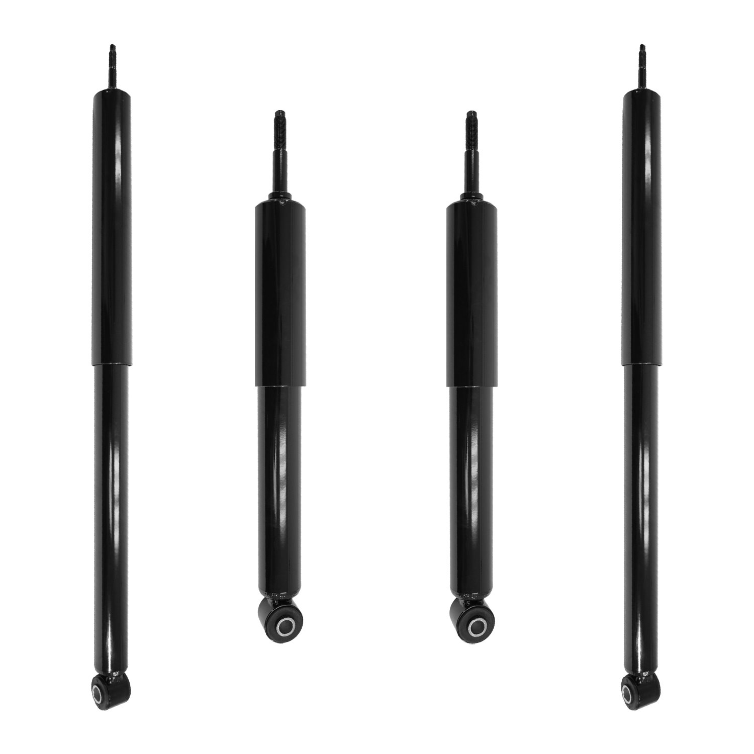 4-212080-252180-001 Front & Rear Nitrogen Gas Shock Absorber Kit Fits Select Ford F-150 Heritage, Ford F-150, Ford F-250