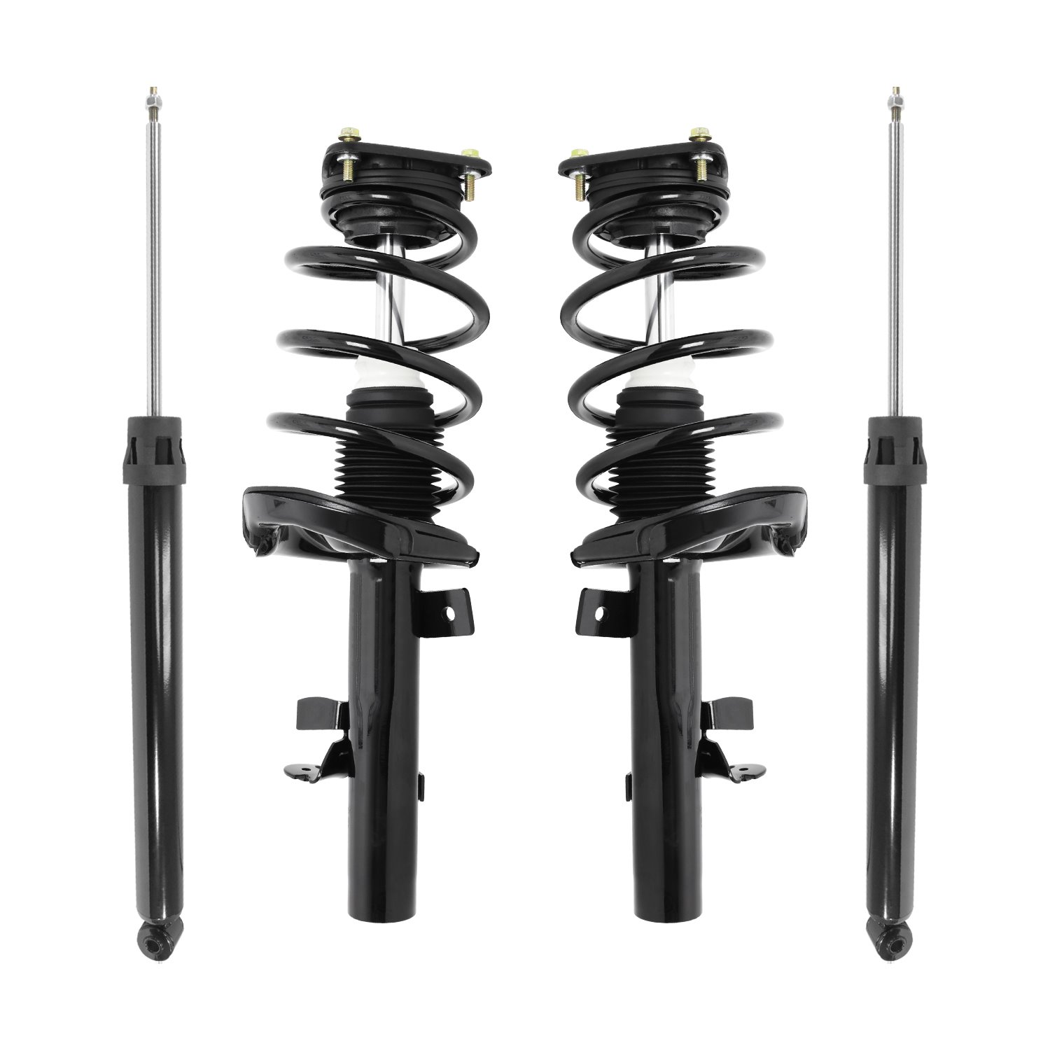 4-11085-252150-001 Front & Rear Suspension Strut & Coil Spring Assembly Fits Select Ford Focus