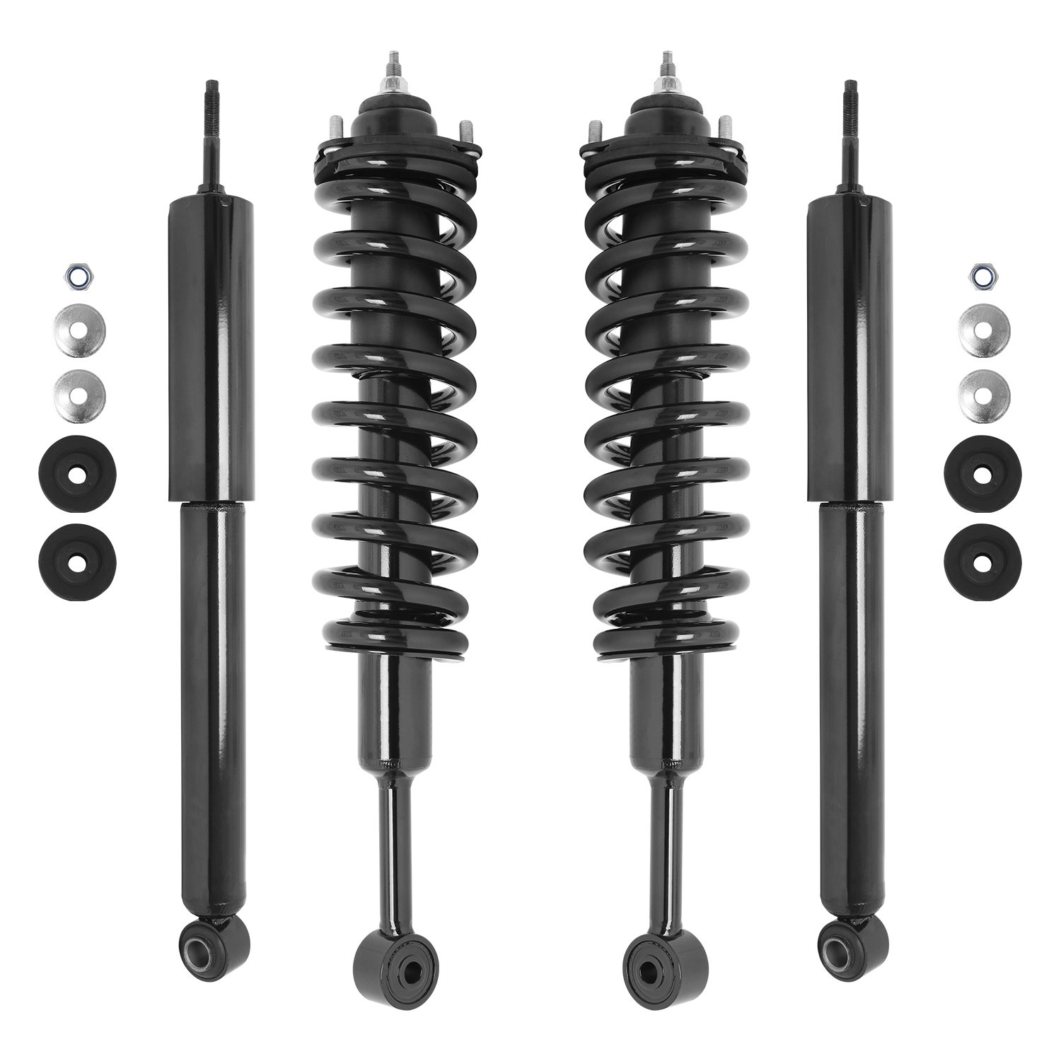 4-11563-254030-001 Front & Rear Suspension Strut & Coil Spring Assembly Fits Select Toyota 4Runner, Toyota FJ Cruiser