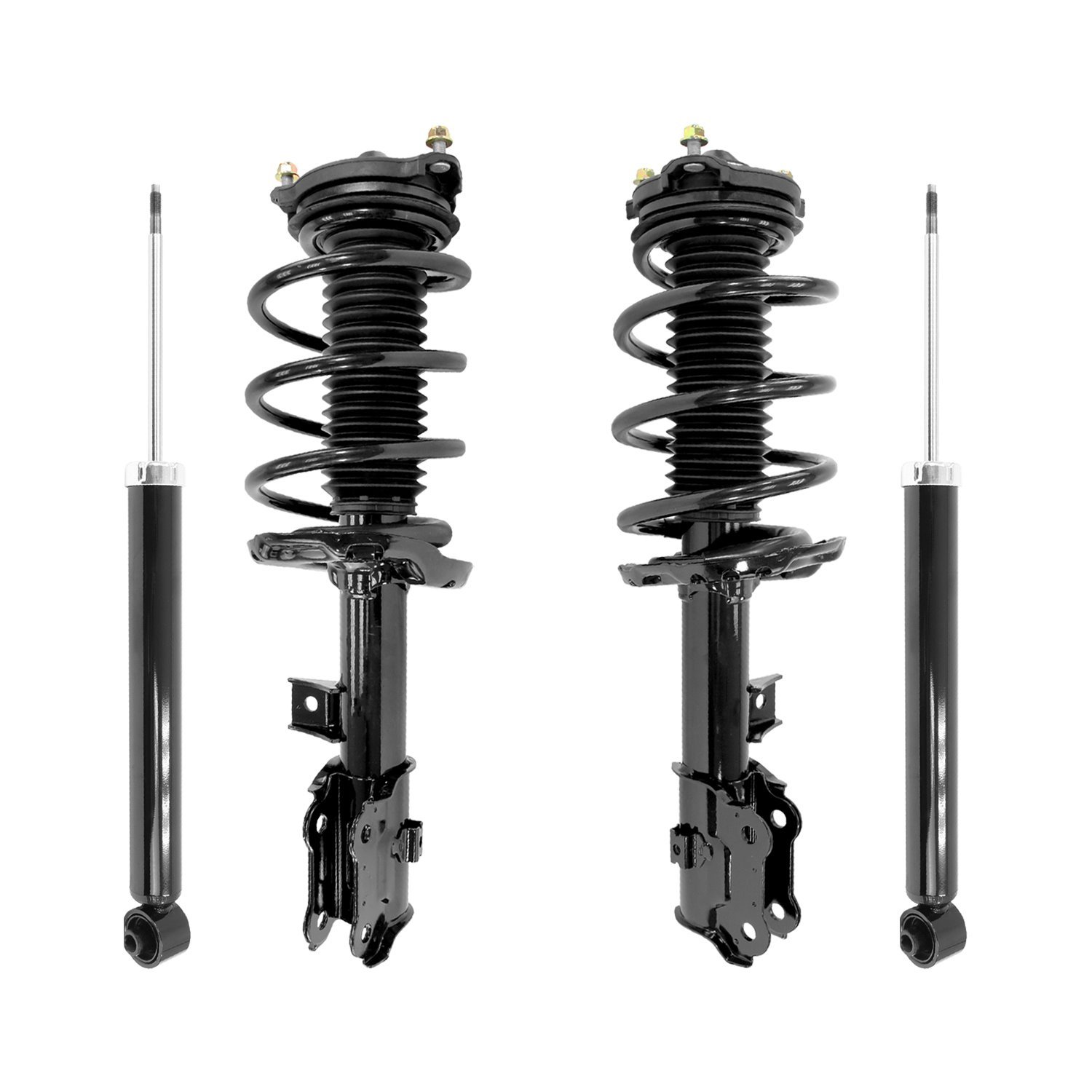 4-13011-259460-001 Front & Rear Complete Strut Assembly Shock Absorber Kit Fits Select Kia Sportage, Hyundai Tucson