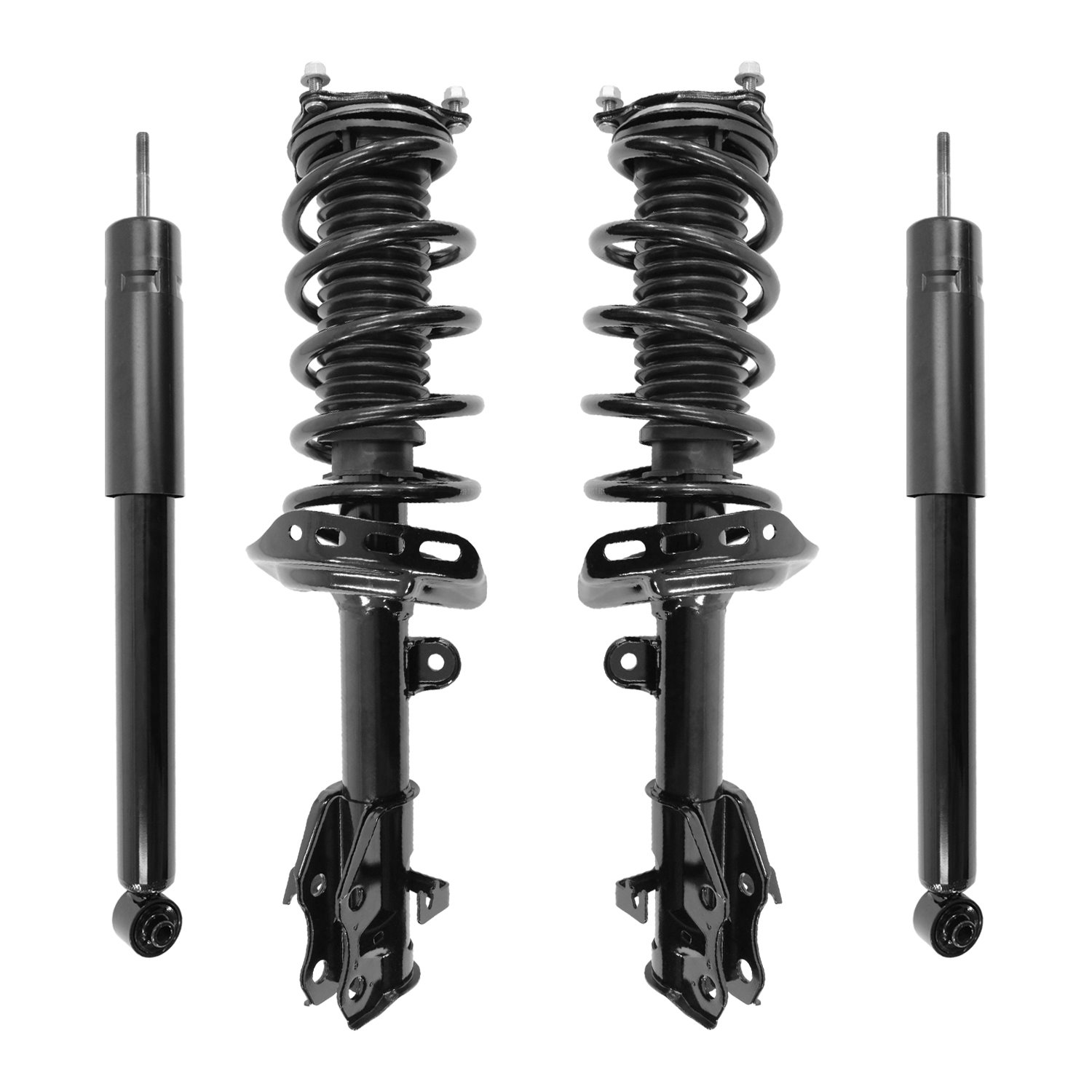4-13261-259390-001 Front & Rear Complete Strut Assembly Shock Absorber Kit Fits Select Acura RDX