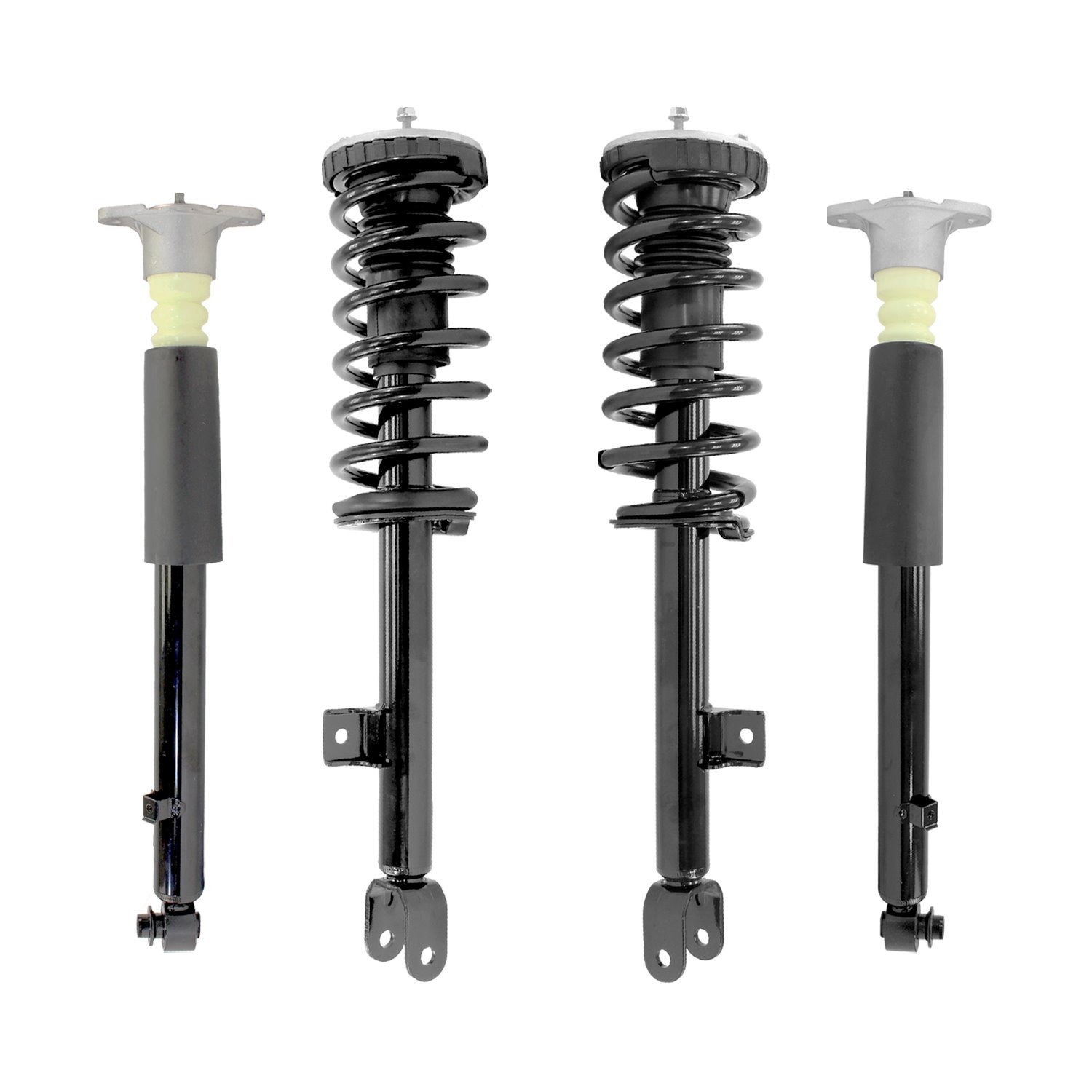 4-13593-259441-001 Front & Rear Complete Strut Assembly Shock Absorber Kit Fits Select Genesis G80, Hyundai Genesis