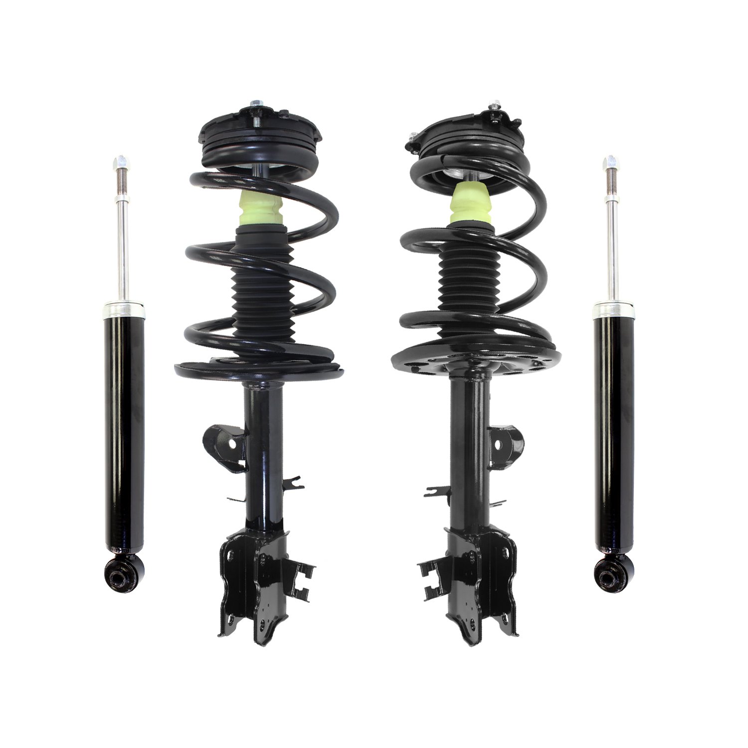 4-13651-255320-001 Front & Rear Complete Strut Assembly Shock Absorber Kit Fits Select Infiniti/Nissan