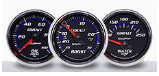 2-1/16 in. Mechanical AutoMeter 6103 Cobalt Vac/Boost Pressure Gauge