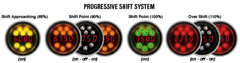 Silver Tube Digital Pro Shift System Auto Meter 5349 Level 2 DPSS