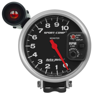 autometer sport comp tachometer with shift light