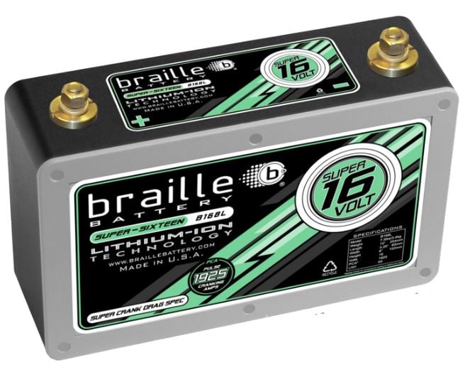 Braille Battery 16-volt lithium for race use