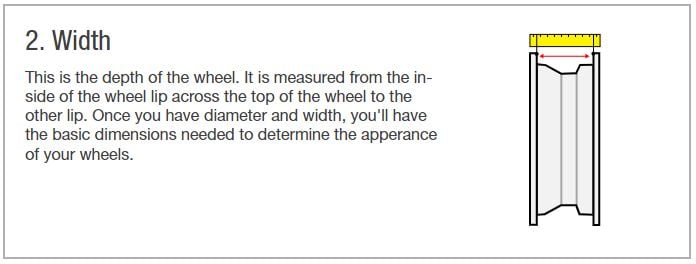 how to measure wheel width